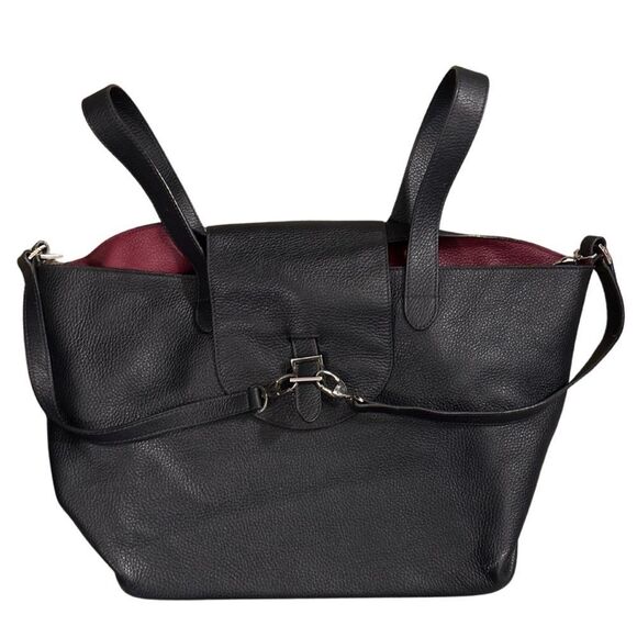 Meli Melo Thela Medium in Black with Burgundy Interior Rare Color Combo - Picture 5 of 9